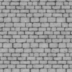 Textures   -   ARCHITECTURE   -   STONES WALLS   -   Stone blocks  - Wall stone with regular blocks texture seamless 08333 - Displacement