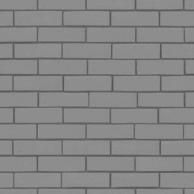 Textures   -   ARCHITECTURE   -   BRICKS   -   White Bricks  - White bricks texture seamless 00530 - Displacement