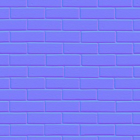 Textures   -   ARCHITECTURE   -   BRICKS   -   White Bricks  - White bricks texture seamless 00530 - Normal