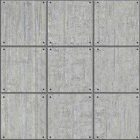 Textures   -   ARCHITECTURE   -   CONCRETE   -   Plates   -  Dirty - Concrete dirt plates wall texture seamless 01766