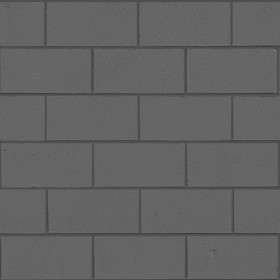 Textures   -   ARCHITECTURE   -   CONCRETE   -   Plates   -   Clean  - Painted concrete clean plates wall texture seamless 01664 - Displacement