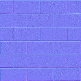 Textures   -   ARCHITECTURE   -   CONCRETE   -   Plates   -   Clean  - Painted concrete clean plates wall texture seamless 01664 - Normal