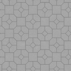 Textures   -   ARCHITECTURE   -   PAVING OUTDOOR   -   Concrete   -   Blocks mixed  - Paving concrete mixed size texture seamless 05603 - Displacement