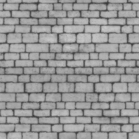 Textures   -   ARCHITECTURE   -   STONES WALLS   -   Stone blocks  - Wall stone with regular blocks texture seamless 08334 - Displacement