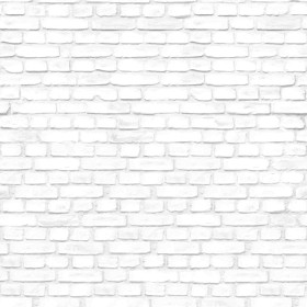 Textures   -   ARCHITECTURE   -   BRICKS   -   White Bricks  - Dirty white bricks PBR texture seamless 22070 - Ambient occlusion