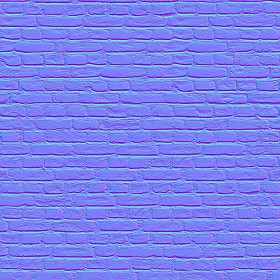 Textures   -   ARCHITECTURE   -   BRICKS   -   White Bricks  - Dirty white bricks PBR texture seamless 22070 - Normal
