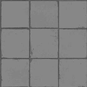 Textures   -   FREE PBR TEXTURES  - Old white ceramic tiles PBR texture seamless 21919 - Displacement