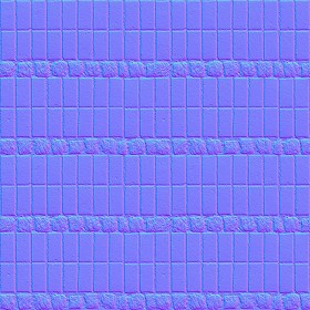 Textures   -   ARCHITECTURE   -   PAVING OUTDOOR   -   Concrete   -   Blocks regular  - Paving outdoor concrete regular block texture seamless 05668 - Normal