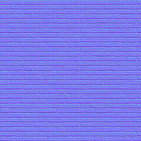 Textures   -   ARCHITECTURE   -   BRICKS   -   Facing Bricks   -   Rustic  - Rustic bricks texture seamless 00216 - Normal