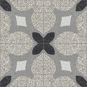 Textures   -   ARCHITECTURE   -   TILES INTERIOR   -   Terrazzo  - terrazzo cementine tiles pbr texture seamless 22103 (seamless)