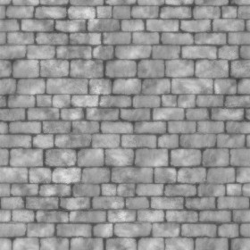 Textures   -   ARCHITECTURE   -   STONES WALLS   -   Stone blocks  - Wall stone with regular blocks texture seamless 08335 - Displacement