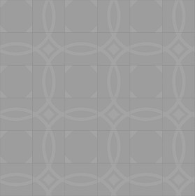 Textures   -   ARCHITECTURE   -   TILES INTERIOR   -   Cement - Encaustic   -   Cement  - Cement concrete tile texture seamless 13358 - Displacement