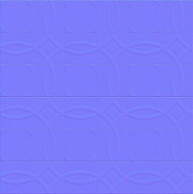 Textures   -   ARCHITECTURE   -   TILES INTERIOR   -   Cement - Encaustic   -   Cement  - Cement concrete tile texture seamless 13358 - Normal