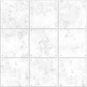 Textures   -   ARCHITECTURE   -   CONCRETE   -   Plates   -   Dirty  - Concrete dirt plates wall texture seamless 01768 - Ambient occlusion
