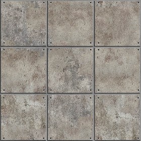 Textures   -   ARCHITECTURE   -   CONCRETE   -   Plates   -  Dirty - Concrete dirt plates wall texture seamless 01768