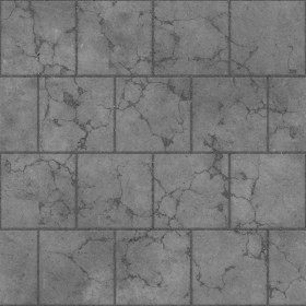 Textures   -   ARCHITECTURE   -   PAVING OUTDOOR   -   Concrete   -   Blocks damaged  - Concrete paving outdoor damaged texture seamless 05523 - Displacement