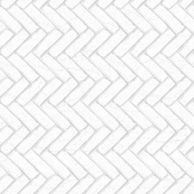 Textures   -   ARCHITECTURE   -   PAVING OUTDOOR   -   Concrete   -   Herringbone  - Concrete paving herringbone outdoor texture seamless 05833 - Ambient occlusion