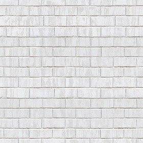 Textures   -   ARCHITECTURE   -   BRICKS   -   White Bricks  - Dirty white bricks PBR texture seamless 22071 (seamless)