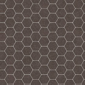 Textures   -   ARCHITECTURE   -   TILES INTERIOR   -  Hexagonal mixed - hexagonal brown marble tile texture seamless 21411