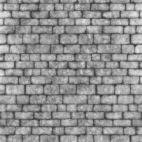 Textures   -   ARCHITECTURE   -   STONES WALLS   -   Stone blocks  - Wall stone with regular blocks texture seamless 08336 - Displacement