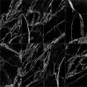 Textures   -   ARCHITECTURE   -   TILES INTERIOR   -   Marble tiles   -   Black  - Black marble tiles Pbr texture seamless 22262 (seamless)