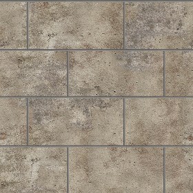 Textures   -   ARCHITECTURE   -   CONCRETE   -   Plates   -  Dirty - Concrete dirt plates wall texture seamless 01769