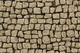Textures   -   ARCHITECTURE   -   ROADS   -   Paving streets   -  Damaged cobble - Damaged cobblestone texture seamless 21235
