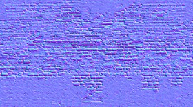 Textures   -   ARCHITECTURE   -   BRICKS   -   Damaged bricks  - Old damaged bricks texture seamless 18108 - Normal