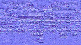 Textures   -   ARCHITECTURE   -   BRICKS   -   Damaged bricks  - Old damaged bricks texture seamless 18108 - Normal