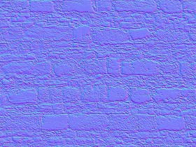 Textures   -   ARCHITECTURE   -   PAVING OUTDOOR   -   Pavers stone   -   Blocks mixed  - Pavers stone mixed size texture seamless 06132 - Normal