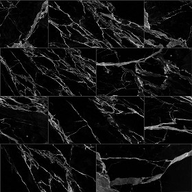 Textures   -   ARCHITECTURE   -   TILES INTERIOR   -   Marble tiles   -   Black  - Black marble tiles Pbr texture seamless 22263 (seamless)
