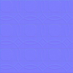 Textures   -   ARCHITECTURE   -   TILES INTERIOR   -   Cement - Encaustic   -   Cement  - Cement concrete tile texture seamless 13360 - Normal