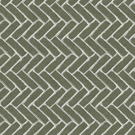 Textures   -   ARCHITECTURE   -   PAVING OUTDOOR   -   Concrete   -   Herringbone  - Concrete paving herringbone outdoor texture seamless 05835 (seamless)