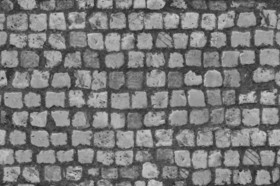 Textures   -   ARCHITECTURE   -   ROADS   -   Paving streets   -   Damaged cobble  - Damaged cobblestone texture seamless 21236 - Displacement