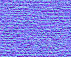 Textures   -   ARCHITECTURE   -   STONES WALLS   -   Damaged walls  - Damaged wall stone texture seamless 08280 - Normal