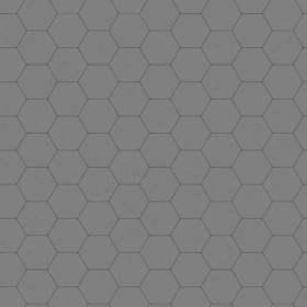 Textures   -   ARCHITECTURE   -   TILES INTERIOR   -   Hexagonal mixed  - hexagonal grey marble tile texture seamless 21415 - Displacement