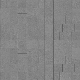 Textures   -   ARCHITECTURE   -   PAVING OUTDOOR   -   Pavers stone   -   Blocks mixed  - Pavers stone mixed size texture seamless 06133 - Displacement