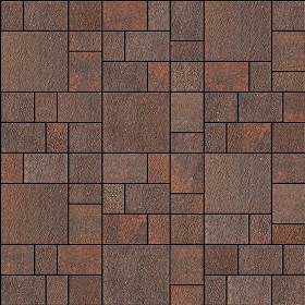 Textures   -   ARCHITECTURE   -   PAVING OUTDOOR   -   Pavers stone   -   Blocks mixed  - Pavers stone mixed size texture seamless 06133 (seamless)