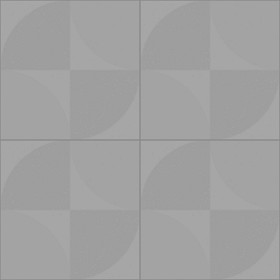 Textures   -   ARCHITECTURE   -   TILES INTERIOR   -   Terrazzo  - terrazzo floor cementine style pbr texture seamless 22167 - Displacement