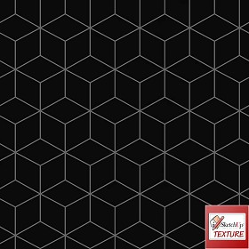 Textures   -   ARCHITECTURE   -   TILES INTERIOR   -   Hexagonal mixed  - Black ceramic hexagon tile PBR texture seamless 21839 (seamless)