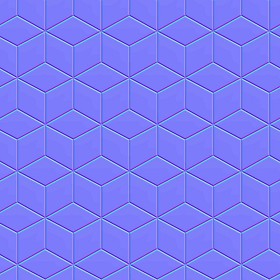 Textures   -   ARCHITECTURE   -   TILES INTERIOR   -   Hexagonal mixed  - Black ceramic hexagon tile PBR texture seamless 21839 - Normal