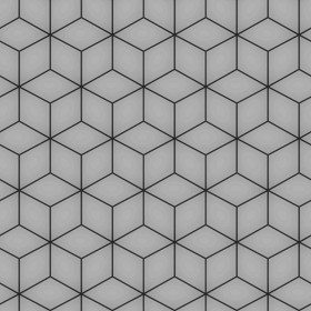 Textures   -   ARCHITECTURE   -   TILES INTERIOR   -   Hexagonal mixed  - Black ceramic hexagon tile PBR texture seamless 21839 - Specular
