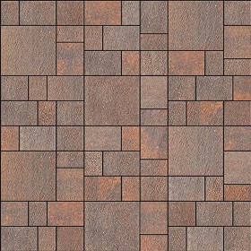 Textures   -   ARCHITECTURE   -   PAVING OUTDOOR   -   Pavers stone   -  Blocks mixed - Pavers stone mixed size texture seamless 06134