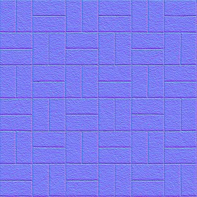 Textures   -   ARCHITECTURE   -   PAVING OUTDOOR   -   Concrete   -   Blocks regular  - Paving outdoor concrete regular block texture seamless 05673 - Normal