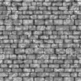 Textures   -   ARCHITECTURE   -   STONES WALLS   -   Stone blocks  - Wall stone with regular blocks texture seamless 08340 - Displacement