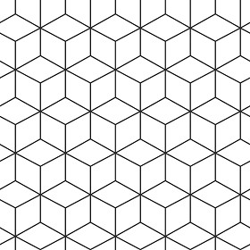 Textures   -   ARCHITECTURE   -   TILES INTERIOR   -   Hexagonal mixed  - White ceramic hexagon tile PBR texture seamless 21840 - Bump