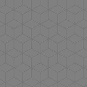 Textures   -   ARCHITECTURE   -   TILES INTERIOR   -   Hexagonal mixed  - White ceramic hexagon tile PBR texture seamless 21840 - Specular
