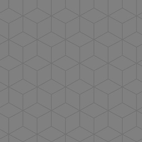Textures   -   ARCHITECTURE   -   TILES INTERIOR   -   Hexagonal mixed  - White ceramic hexagon tile PBR texture seamless 21840 - Specular
