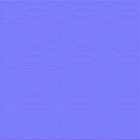 Textures   -   ARCHITECTURE   -   TILES INTERIOR   -   Cement - Encaustic   -   Cement  - Cement concrete tile texture seamless 13363 - Normal