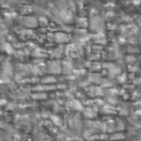 Textures   -   ARCHITECTURE   -   STONES WALLS   -   Damaged walls  - Damaged wall stone texture seamless 08283 - Displacement